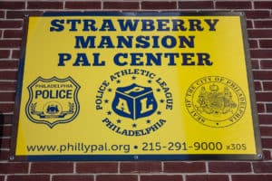 Strawberry Mansion PAL Center sign