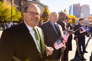 Councilmembers Domb, Taubenberger, Clarke and Greenlee at the Veterans' day parade