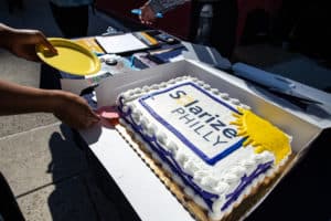 Solarize Philly Launch cake