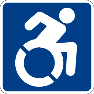 New icon proposed for handicapped accessible signage