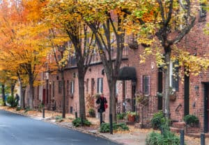 A stretch of Lombard Street in Philadelphia’s Graduate Hospital neighborhood