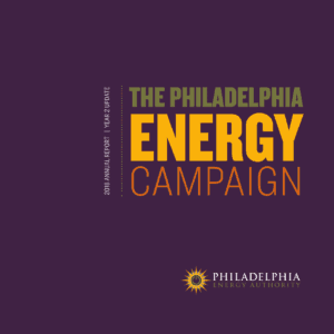 The Philadelphia Energy Campaign annual report cover. Click on image to open pdf.