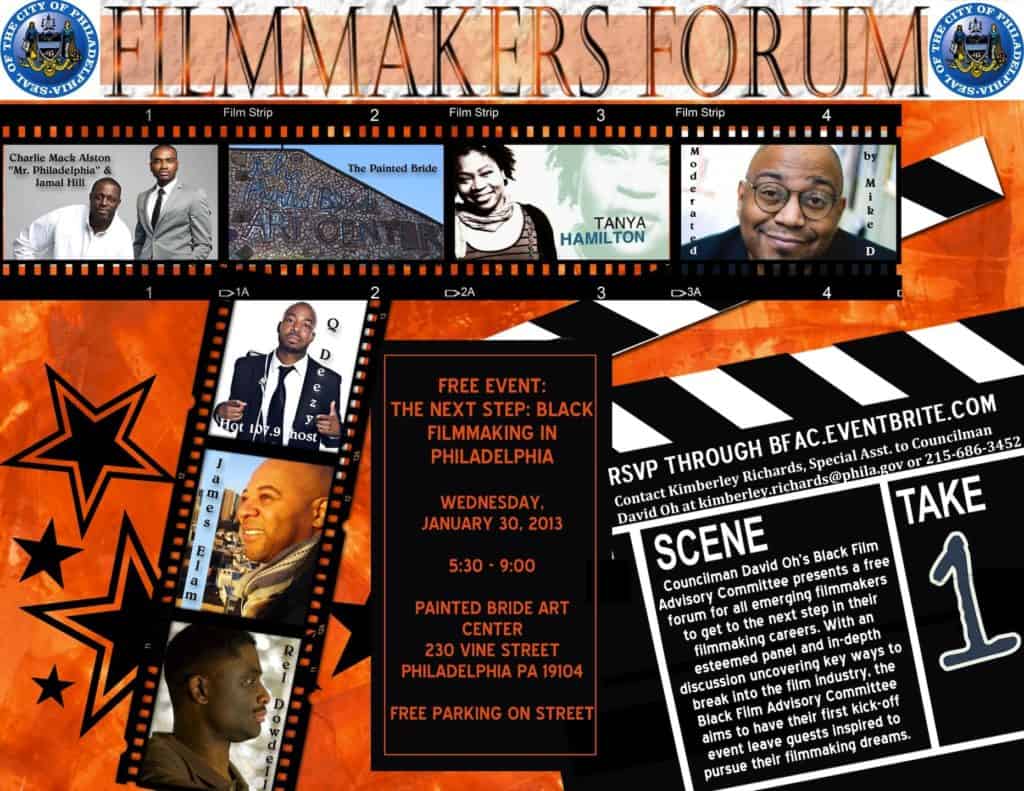 Filmmakers Forum event poster