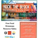 Graphic for Rock the Block Resource Fun Day. Click image for full description.