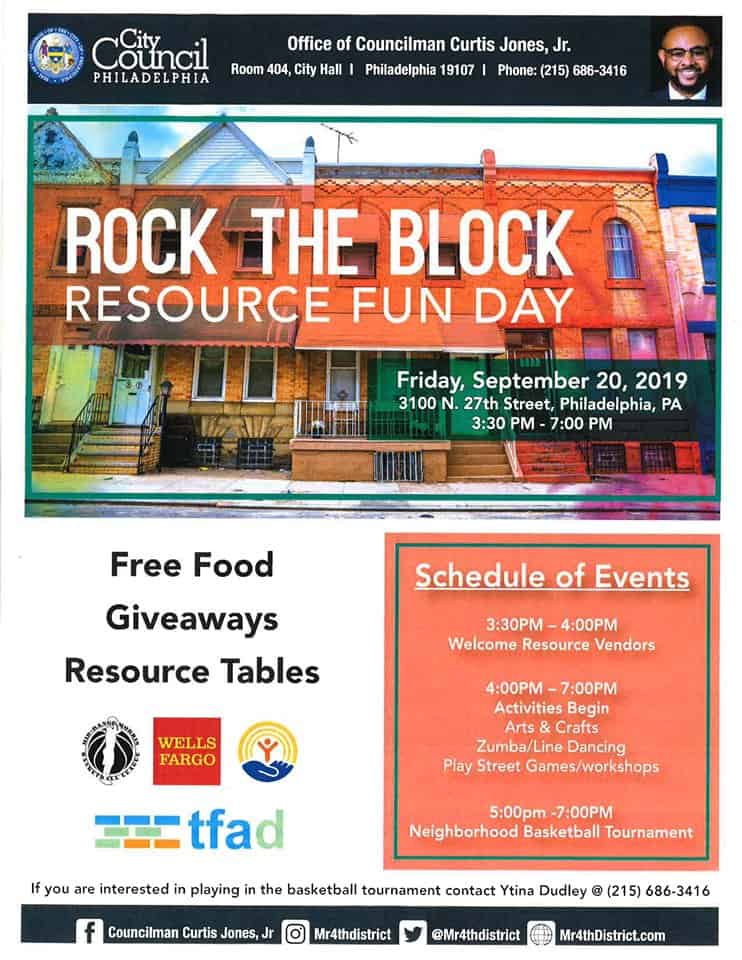 Rock the Block Resource Fun Day. For long description: http://phlcouncil.com/rock-the-block-resource-fun-day-long-description/