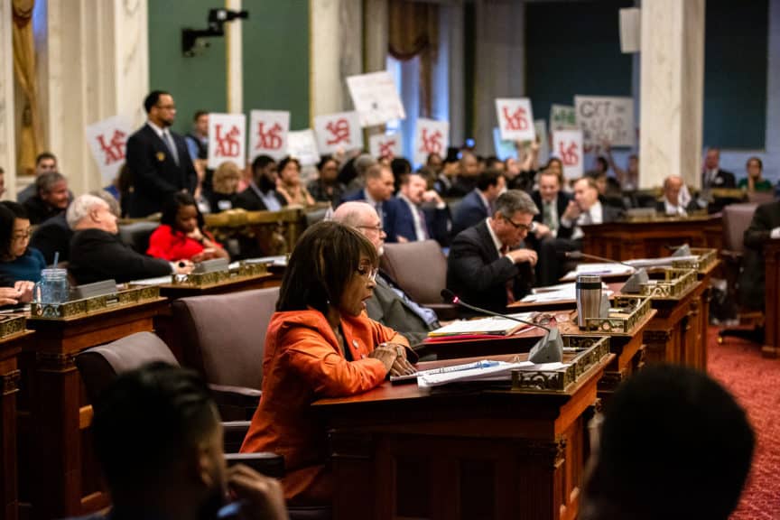 councilmember reynolds brown speaks before the vote on her lead safety bill 9.26.2019
