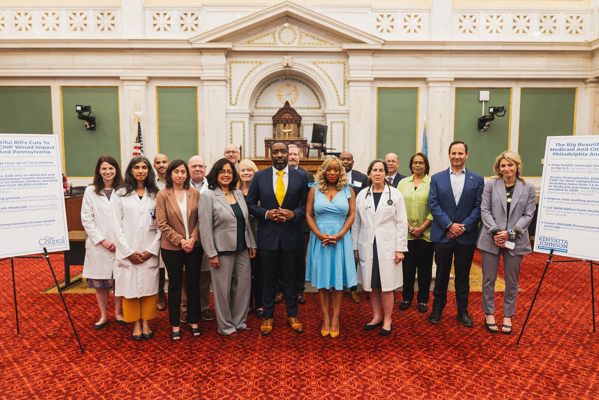 PHILADELPHIA CITY COUNCIL PRESIDENT KENYATTA JOINED FELLOW COUNCILMEMBERS AND PHILADELPHIA HEALTH CARE LEADERS TO URGE THE U.S. SENATE TO KILL THE ONE BIG BEAUTIFUL BILL ACT